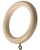 Modern Country Pole Rings 45mm, 55mm, Brushed Cream