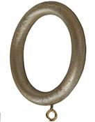 Modern Country Pole Rings 45mm, 55mm, Satin Silver