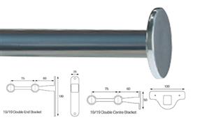 Cameron Fuller 19mm/19mm Double Pole Chrome Stopper