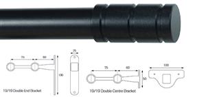 Cameron Fuller 19mm/19mm Double Pole Graphite Barrel