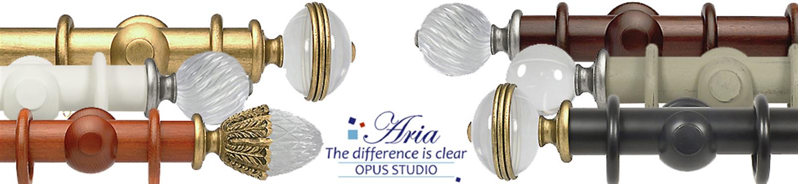 Opus Aria Decorative 35mm & 48mm Curtain Poles