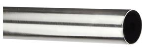 Speedy 28mm Curtain Pole Only, Satin Silver