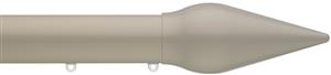 Silent Gliss Metropole 50mm 7620 Taupe Spear Finial