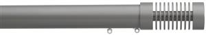 Silent Gliss Metropole 50mm 7620 Slate Grey Groove Cylinder Finial