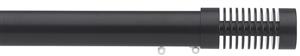 Silent Gliss Metropole 50mm 7620 Black Groove Cylinder Finial