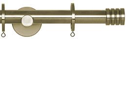 Neo 19mm Pole Spun Brass Stud