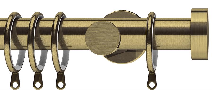 Integra Elements Stud 28mm Pole Antique Brass