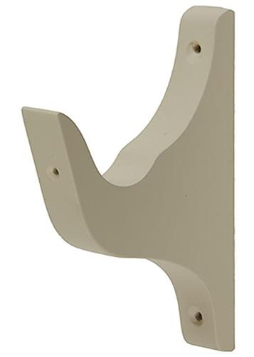 Modern Country Pole Architrave Bracket 45mm, 55mm, Pearl