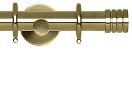 Neo 28mm Pole Spun Brass Cylinder Stud