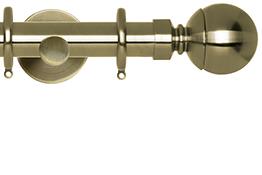 Neo 28mm Pole Spun Brass Cylinder Ball