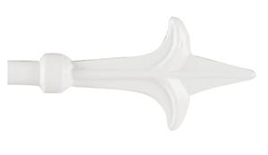 Cameron Fuller 19mm Metal Curtain Pole White Spear