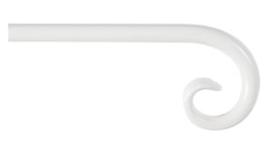 Cameron Fuller 19mm Metal Curtain Pole White Curl