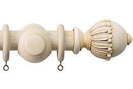 Jones Cathedral 30mm Handcrafted Pole Ivory, Wells
