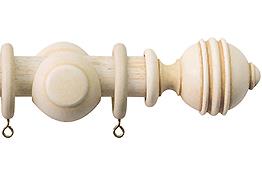 Jones Cathedral 30mm Handcrafted Pole Ivory, Ely