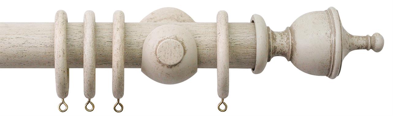 Jones Hardwick 40mm Handcrafted Wood Pole Putty, Urn