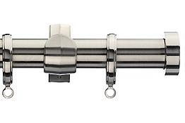 Integra Inspired Lustra 28mm Pole Curvatura Satin Nickel Ronda