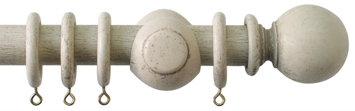Jones Cathedral 30mm Handcrafted Pole Putty, Plain Ball