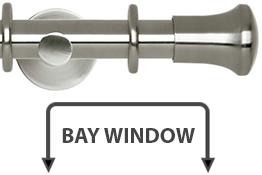 Neo 28mm Bay Window Pole Stainless Steel Trumpet