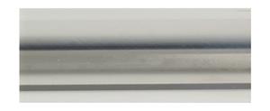 Renaissance Spectrum 50mm Curtain Pole Only, Polished Silver