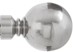 Renaissance Spectrum 50mm Finial Only, Polished Silver, Plain Ball