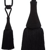 Hallis Colour Passion Trends Large Tassel Tieback Black