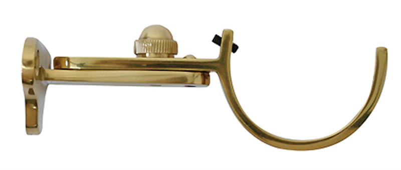 Jones 50mm Metal Adjustable Centre Bracket, Brass