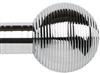 Galleria Metals 35mm Finial Chrome Ribbed Ball