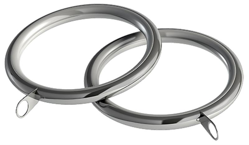 Speedy Standard Lined 28mm Pole Rings, Chrome