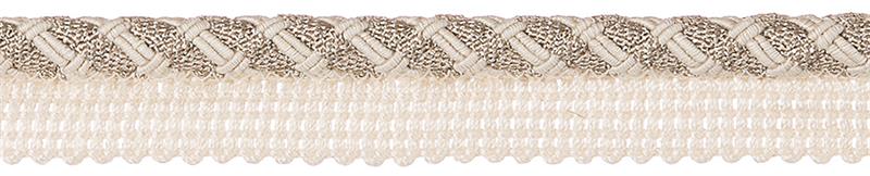 JLS Baroque Flanged Cord Trimming, Cream