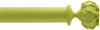 Byron Floral Neon 35mm 45mm Curtain Pole Lime Green, Peony