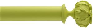 Byron Floral Neon 35mm 45mm Curtain Pole Lime Green, Peony