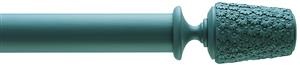 Byron Floral Neon 35mm 45mm Curtain Pole Turquoise, Daisy
