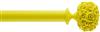 Byron Floral Neon 35mm 45mm 55mm Curtain Pole Yellow, Posy