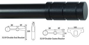 Cameron Fuller 32mm/19mm Double Pole Graphite Barrel