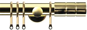 Renaissance Dimensions 28mm Contemporary Pole Polished Brass, Cylinder