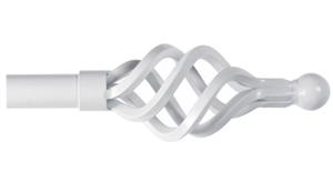 Cameron Fuller 32mm Metal Curtain Pole Ash Cage