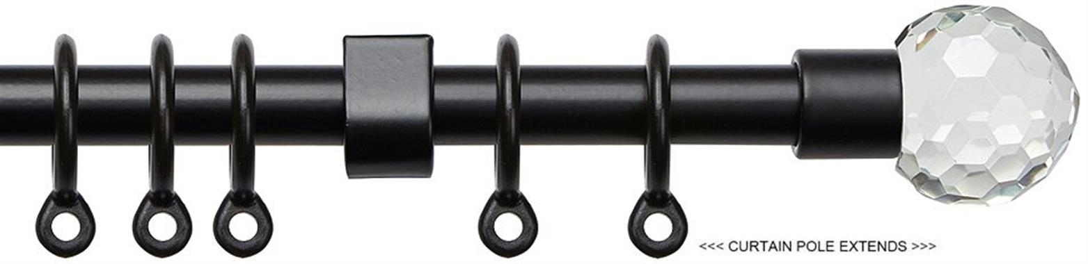 Speedy 13mm-16mm Extendable Pole Black, Acrylic Ball