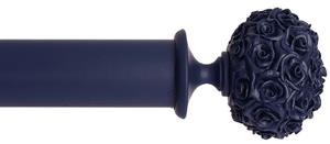 Byron Floral Neon 35mm 45mm 55mm Curtain Pole Navy, Posy