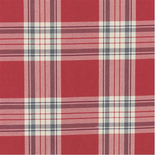 Clarke & Clarke Glenmore Glenmore Red Fabric