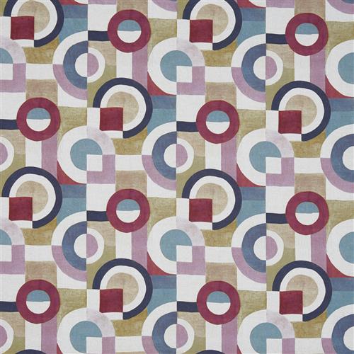 Prestigious Abstract Puzzle Marshmallow Fabric