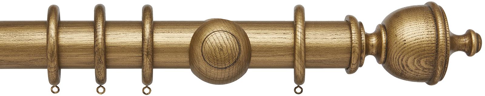 Ashbridge 45mm Wood Pole, Baroque Gold, Chatsworth