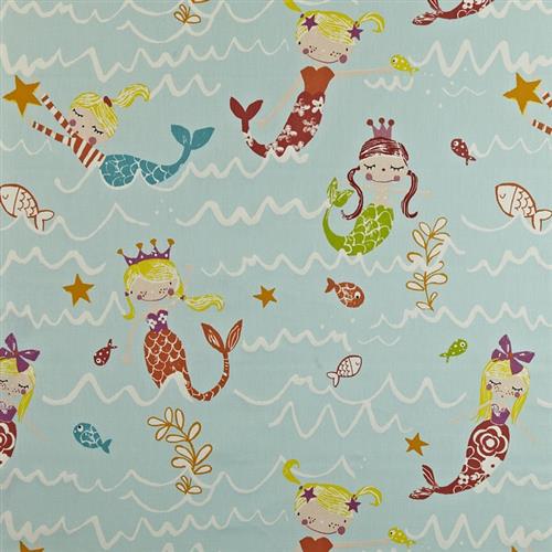Prestigious Textiles Playtime Mermaid Aqua Fabric