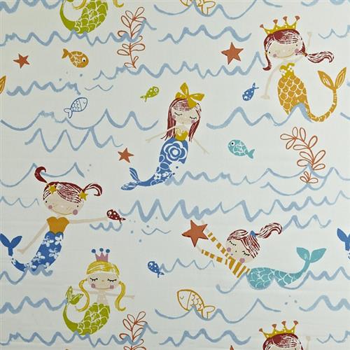 Prestigious Textiles Playtime Mermaid Azure Fabric
