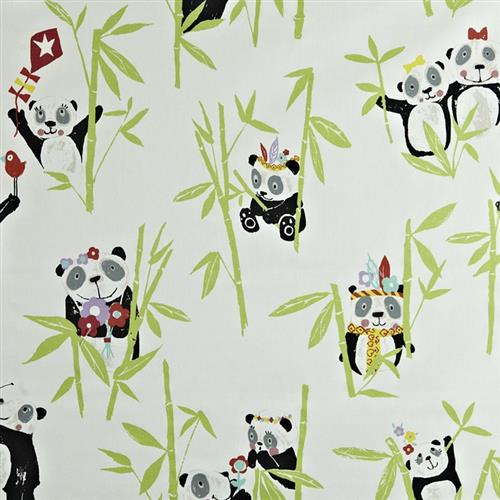Prestigious Textiles Playtime Panda Bamboo Fabric