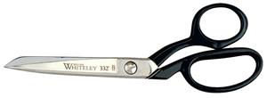 Hallis Nickel Plated Side Bent Scissors 21cm, Right Handed