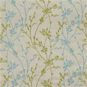 Iliv Meadow Whisp Embroidery Pistachio Fabric