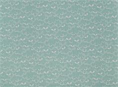 MissPrint Saplings Aqua Fabric