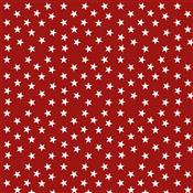 Prestigious Textiles Christmas Little Star Cranberry Fabric