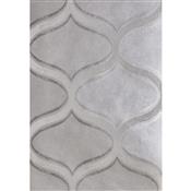 Prestigious Textiles Aspect Curve Silver Shadow Wallpaper