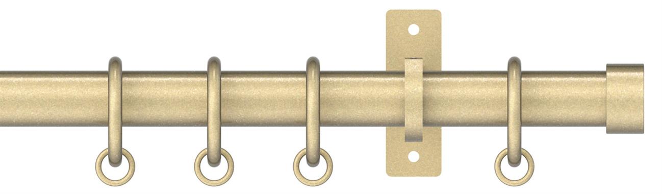 Arc 25mm Metal Pole Soft Brass, Stud
